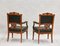 Art Nouveau Leather Armchairs, Set of 2, Image 2