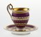 Französische Porzellan Teetasse mit Unterteller, 2er Set 2