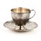 Silver Coffee Cup, Russia, 1864, Set of 2 4