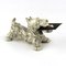 Faience Scotch Terrier Figurine from Factory Kuznetsov, Russia, Image 1