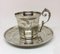 Kaffeetasse mit Untertasse, 1890er, 2er Set 4