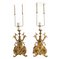Gilded Bronze Ornate Table Lamps, Set of 2, Image 1