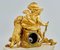Putti with a Dog Mantel Clock by Phillipe Mourey, Image 11