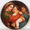 Madonna and Child with John the Baptist Porcelain Plate 1
