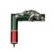 Guilloche Enamel and Jade Silver Cane Handle by Julius Rappaport for Faberge, Image 2