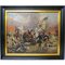 Battle Scene Gemälde, 1924, Öl auf Leinwand, gerahmt 1