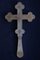 Antique Russian Late 19th Century Silver Altar Cross 5