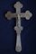 Antique Russian Late 19th Century Silver Altar Cross 4