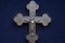 Antikes russisches Altar Kreuz aus Silber, spätes 19. Jh 6