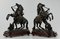 Late 19th Century Bronzed Marley Riders, Set of 2 5