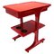 Red Serving Trolley Bar Cart by Gianfranco Frattini for Bernini, Italy, 1960s 1