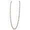 Coral, Onyx, Diamonds, Green Agate, 9 Karat White Gold Multi-Strands Necklace 1