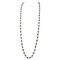 Coral, Onyx, Diamonds, Green Agate, 9 Karat White Gold Multi-Strands Necklace, Image 1
