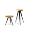 Mexique Stools, Wood and Metal by Charlotte Perriand for Cassina, Set of 2 2