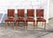 Mid-Century French Wooden Dining Chairs, Set of 4 1