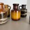 Vases Fat Lava Vintage en Poterie par Scheurich, Allemagne, Set de 5 7