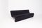 Italian Sofa in Black Velvet and Steel by MDF Italia, Image 2