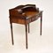 Antique Leather Top Bonheur Du Jour Writing Table 11