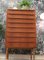 Tall Danish Teak Chest of Drawers with Eight Drawers 9