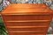 Tall Danish Teak Chest of Drawers with Eight Drawers 3
