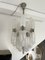 Italian Murano Glass Metal Torpedo Chandelier by Carlo Nason for Mazzega, 1970s 1