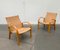 Skandinavische Vintage Armlehnstühle aus Holz, 2er Set 30