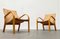 Vintage Scandinavian Wooden Armchairs, Set of 2 1