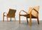 Vintage Scandinavian Wooden Armchairs, Set of 2 2