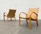 Skandinavische Vintage Armlehnstühle aus Holz, 2er Set 40