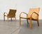 Vintage Scandinavian Wooden Armchairs, Set of 2 40