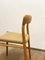 Mid-Century Danish Oak Model 75 Chairs by Niels O. Møller for J.l Møllers Møbelfabrik, 1950s, Set of 2, Image 9