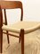 Mid-Century Danish Teak Model 79 Chairs by Niels O. Møller for J.l. Molor, 1950s, Set of 2 13