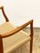 Mid-Century Danish Teak Armrest Model 64 Chair with Braid of Niels O. Møller for J.l. Moller, 1950s, Image 7