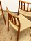 Mid-Century Design Danish Teak Chairs with Braid by Niels O. Møller 83 for J.l. Mollers, 1950s, Set of 6, Image 12