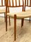 Mid-Century Design Danish Teak Chairs with Braid by Niels O. Møller 83 for J.l. Mollers, 1950s, Set of 6, Image 16