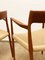 Mid-Century Danish Teak Model 57 Chairs by Niels O. Møller for J.l Møllers Møbelfabrik, 1950s, Set of 2 13