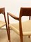 Sedie nr. 57 Mid-Century in teak di Niels O. Møller per Jl Møllers Møbelfabrik, Danimarca, anni '50, set di 2, Immagine 13