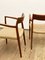 Mid-Century Danish Teak Model 57 Chairs by Niels O. Møller for J.l Møllers Møbelfabrik, 1950s, Set of 2 6