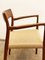 Mid-Century Danish Teak Model 57 Chairs by Niels O. Møller for J.l Møllers Møbelfabrik, 1950s, Set of 2, Image 9