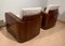 Pair of Art Deco Club Chairs, Walnut Veneer, Boucle, France circa 1930, Image 13