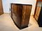 Art Deco Sideboard, Walnut Veneer and Black Lacquer, France circa 1930, Image 16