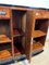 Small Art Deco Walnut Veneer Sideboard with Open Shelf, France, 1930s 5