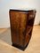 Small Art Deco Walnut Veneer Sideboard with Open Shelf, France, 1930s 20