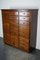Antique French Early 20th Century Oak Apothecary Cabinet 2