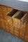 Dutch Industrial Oak Apothecary Cabinet Bank of Drawers, 1940s, Image 12