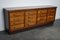 Mid-20th Century German Industrial Walnut Apothecary Cabinet Lowboard, Image 12
