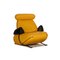 Yellow Leather WK 694 Armchair with Relax Function from WK Wohnen 1