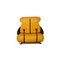 Yellow Leather WK 694 Armchair with Relax Function from WK Wohnen 11