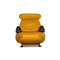 Yellow Leather WK 694 Armchair with Relax Function from WK Wohnen 9