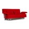 Red Fabric Multy 3-Seat Sofa with Sleeping Function from Ligne Roset 11